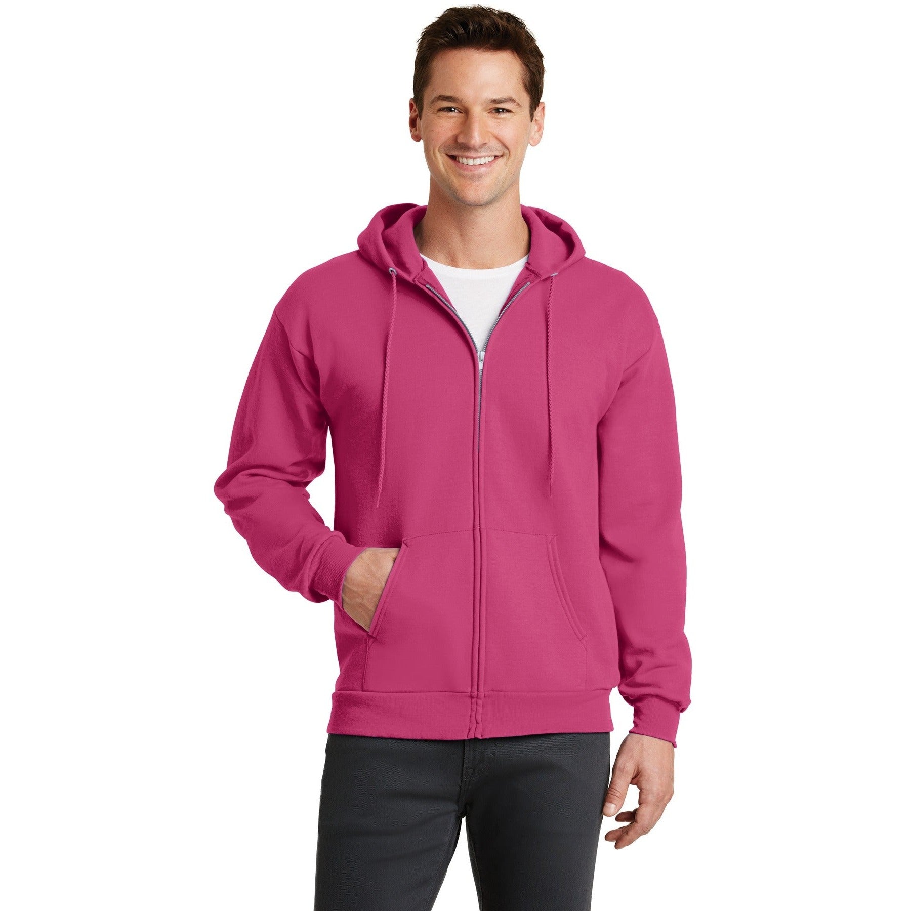 Port & Company-Port & Company® - Core Fleece Full-Zip Hooded Sweatshirt. PC78ZH-MedTech-25